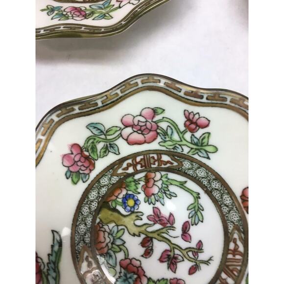 VINTAGE Coalport CHINA Indian Tree Pattern SET OF 6 Demitasse TEACUPS Saucers - Picture 7 of 12